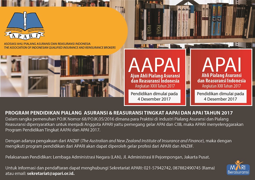 APARI – Asosiasi Ahli Pialang Asuransi dan Reasuransi Indonesia